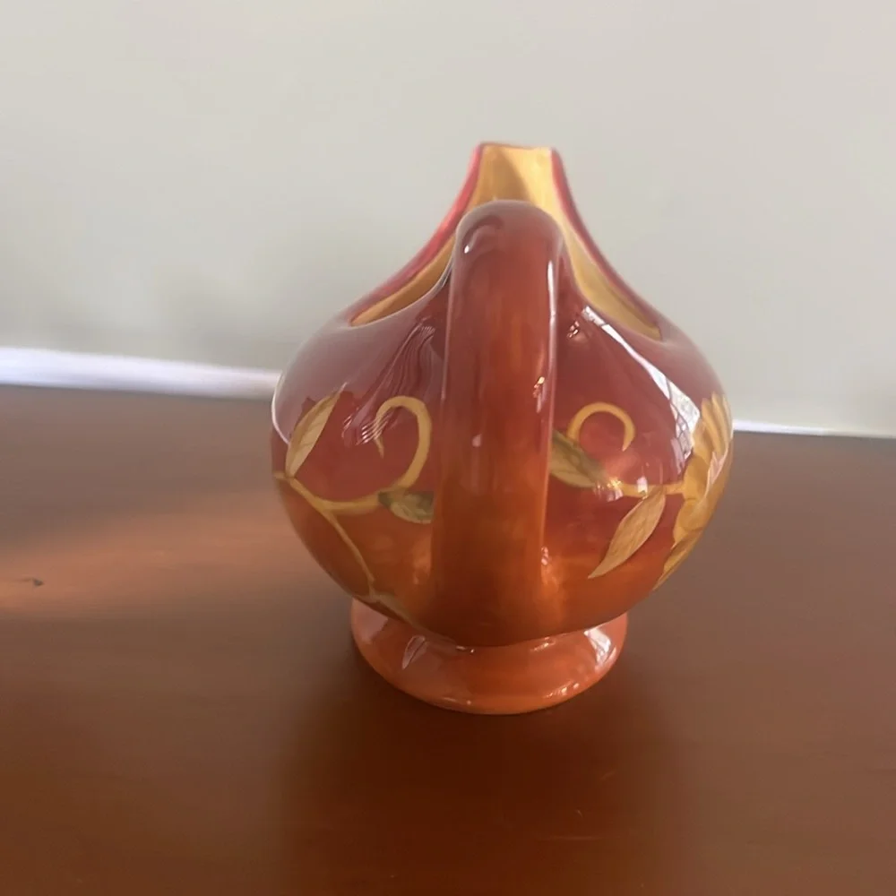 Gates Ware by Laurie Gates Ceramic Fall Autumn Vine Gravy Sauce Boat